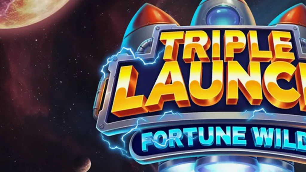 Tampilan visual futuristik dari slot Triple Launch Fortune Wild dengan elemen sel bahan bakar.